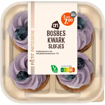 Albert Heijn AH Bosbessen kwark slofjes aanbieding