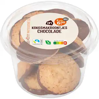 Albert Heijn AH Kokosmakroontjes pure chocolade aanbieding