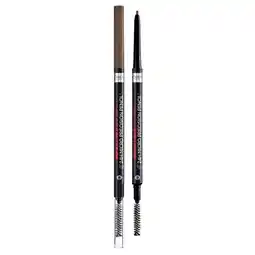 Kruidvat L'Oréal Paris Brow Artist Skinny Definer 109 Ebony Ultradun Wenkbrauwpotlood aanbieding