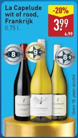 ALDI La Capelude wit of rood, Frankrijk aanbieding