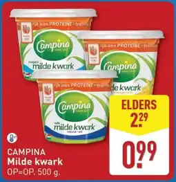 ALDI Campina Milde kwark aanbieding