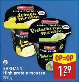 ALDI Ehrmann Pistacia style mousse aanbieding