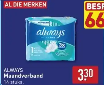 ALDI Always Maandverband aanbieding
