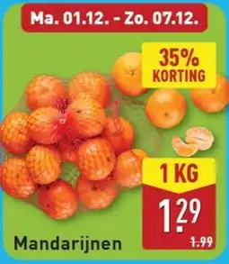 ALDI Mandarijnen aanbieding