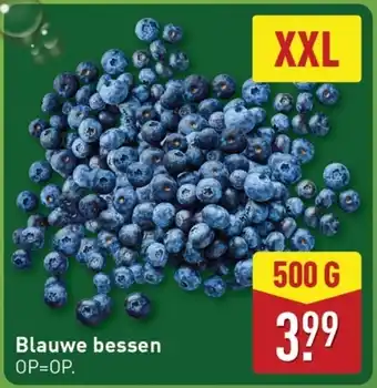 ALDI Blauwe bessen aanbieding