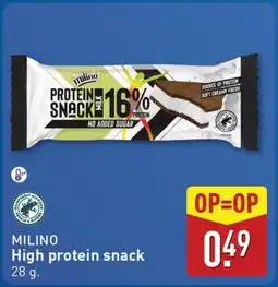 ALDI Milino High protein snack aanbieding