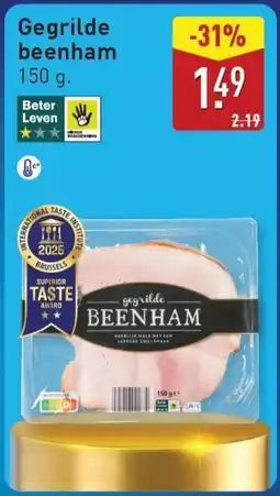 ALDI Gegrilde beenham aanbieding