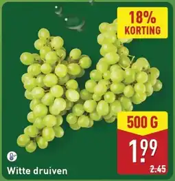 ALDI Witte druiven aanbieding