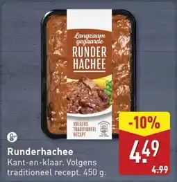ALDI Runderhachee aanbieding