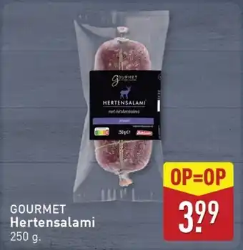 ALDI Gourmet Hertensalami aanbieding