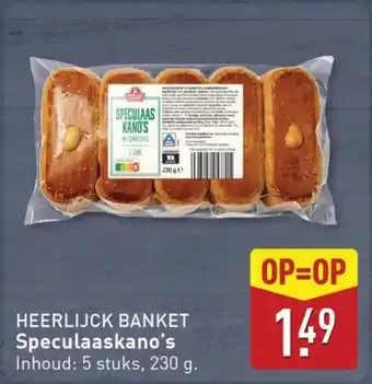 ALDI Heerlijck Banket Speculaaskano's aanbieding