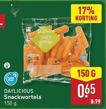 ALDI Daylicious Snackwortels aanbieding