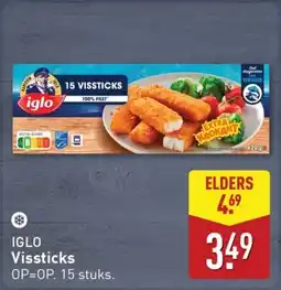 ALDI Iglo Vissticks aanbieding