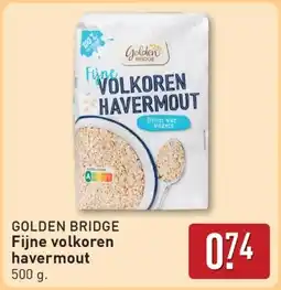 ALDI Golden Bridge Fijne volkoren havermout aanbieding