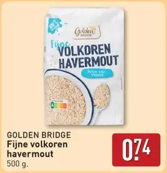 ALDI Golden Bridge Fijne volkoren havermout aanbieding