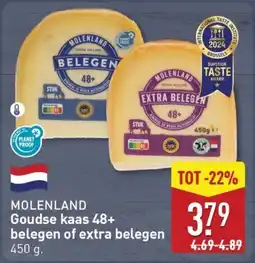 ALDI Molenland Goudse kaas 48+ aanbieding