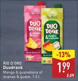 ALDI Rio d'Oro Duodrank aanbieding