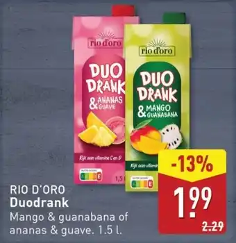 ALDI Rio d'Oro Duodrank aanbieding
