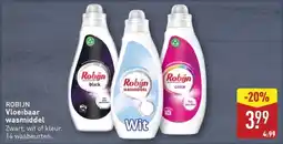 ALDI Robijn Vloeibaar wasmiddel aanbieding