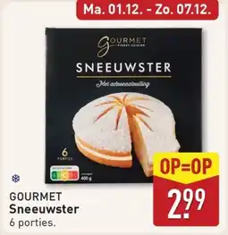 ALDI Gourmet Sneeuwster aanbieding