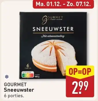 ALDI Gourmet Sneeuwster aanbieding