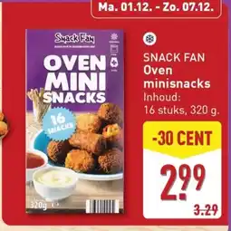 ALDI Snack Fan Oven minisnacks aanbieding