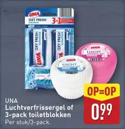 ALDI Luchtverfrissergel of 3-pack toiletblokken aanbieding
