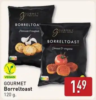 ALDI Gourmet Borreltoast aanbieding