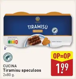 ALDI Cucina Tiramisu speculoos aanbieding