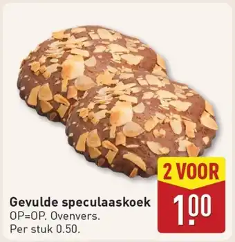 ALDI Gevulde speculaaskoek aanbieding