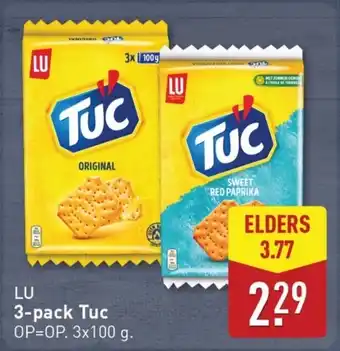 ALDI 3-pack Tuc aanbieding