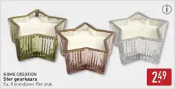 ALDI Home Creation Ster geurkaars aanbieding