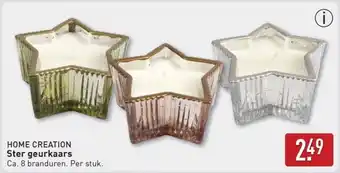 ALDI Home Creation Ster geurkaars aanbieding