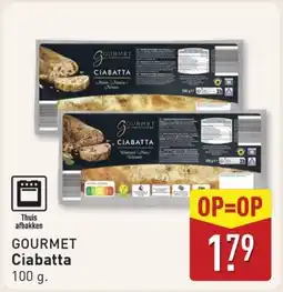 ALDI Gourmet Ciabatta aanbieding