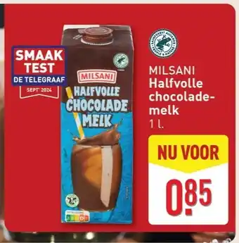 ALDI Milsani Halfvolle chocolade- melk aanbieding