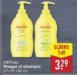 ALDI Zwitsal Wasgel of shampoo aanbieding