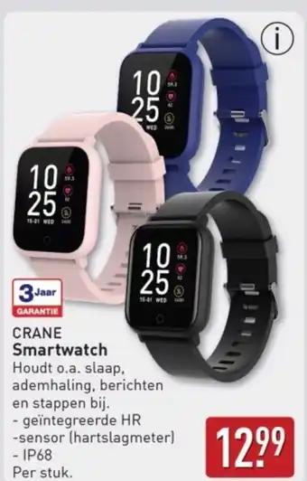 ALDI Crane Smartwatch aanbieding