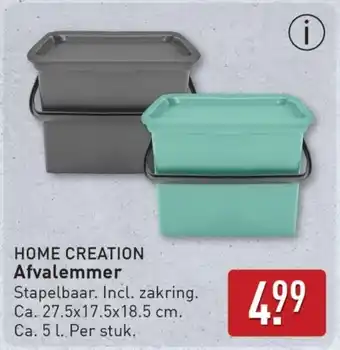 ALDI Home Creation Afvalemmer fvalemmer aanbieding