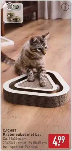 ALDI Cachet Krabmeubel met bal aanbieding