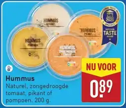 ALDI Hummus aanbieding