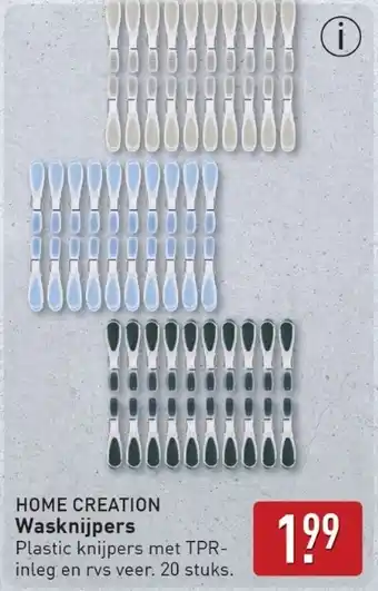 ALDI Home Creation Wasknijpers aanbieding