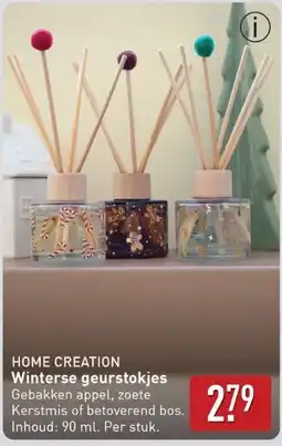 ALDI Home Creation Winterse geurstokjes aanbieding