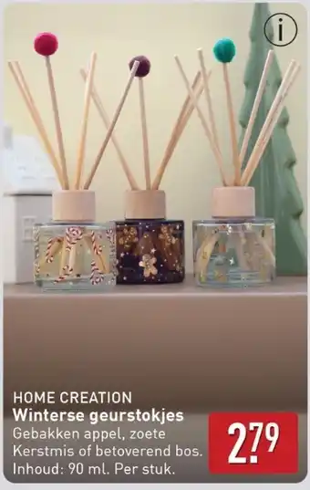 ALDI Home Creation Winterse geurstokjes aanbieding