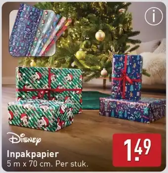 ALDI Inpakpapier aanbieding
