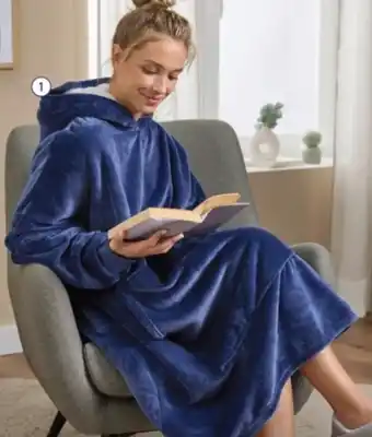 ALDI CRANE Oversized hoodie- deken aanbieding