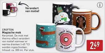 ALDI Crofton Magische mok aanbieding