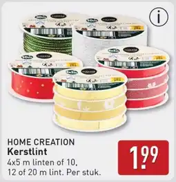 ALDI Home Creation Kerstlint aanbieding