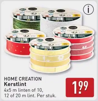 ALDI Home Creation Kerstlint aanbieding
