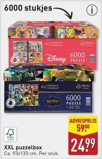 ALDI XXL puzzelbox aanbieding