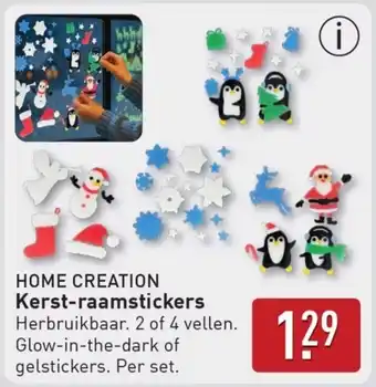 ALDI Kerst-raamstickers aanbieding